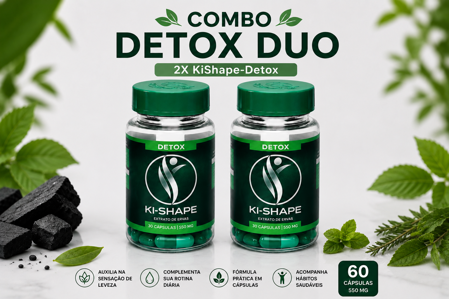 Combo KiShape-Detox Duo