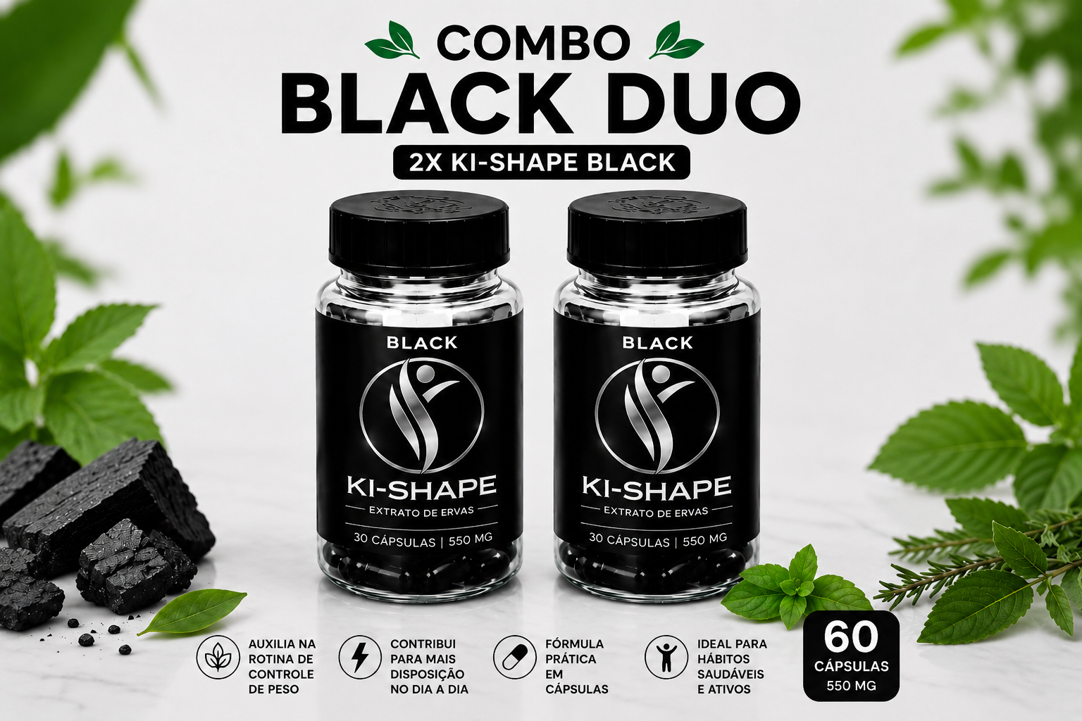 Combo Ki-Shape-Black Duo