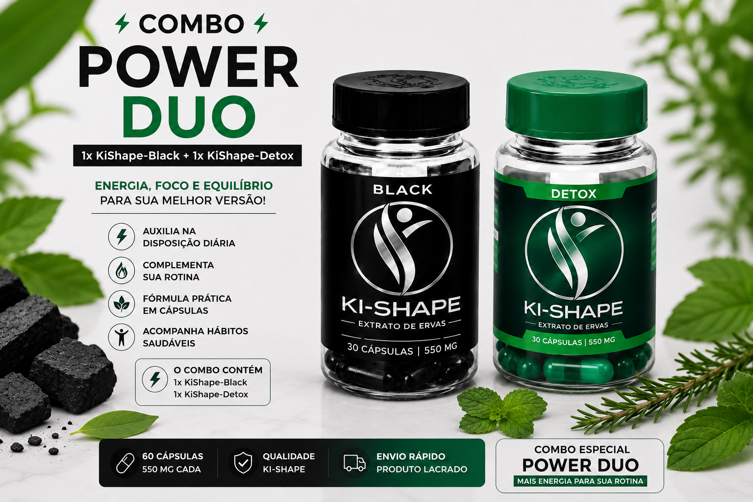 Combo Duo KiShape-Black + KiShape-Detox
